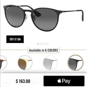 Ray-Ban Black Erica Metal